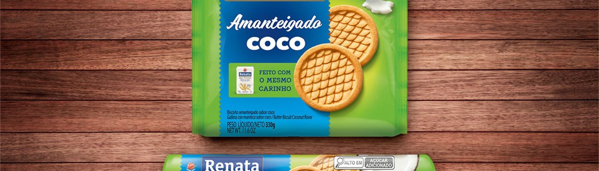 Biscoito Amantegado de leite (Renata) - 330g