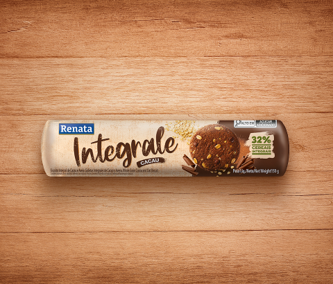 Embalagem Biscoito Renata Integrale Cacau E Aveia