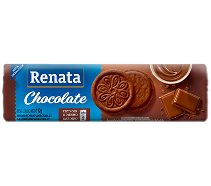 Imagem produto Biscoito Renata Recheado Chocolate