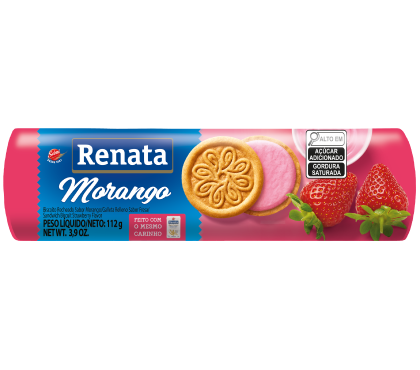 Imagem produto Biscoito Renata Recheado Morango