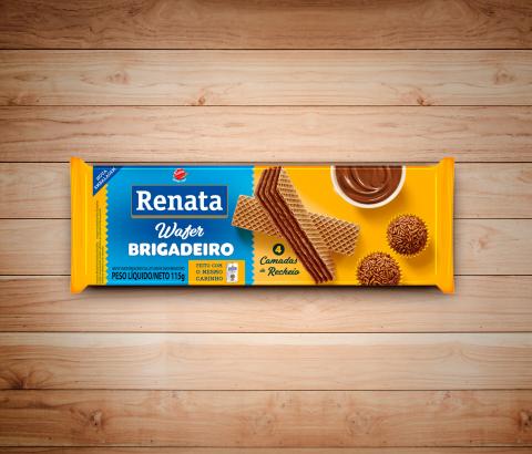 Embalagem Biscoito Renata Wafer Brigadeiro