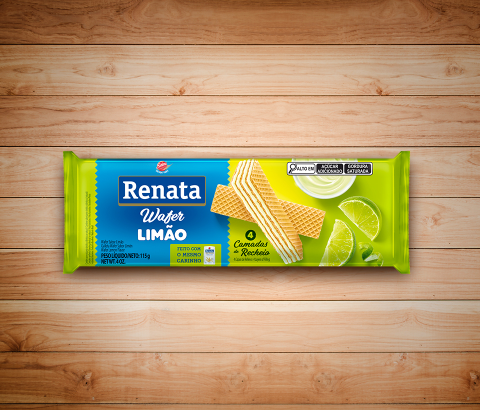 Embalagem Biscoito Renata Wafer Limão