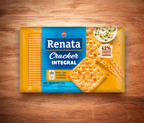 Embalagem Biscoito Renata Laminado Cracker Integral
