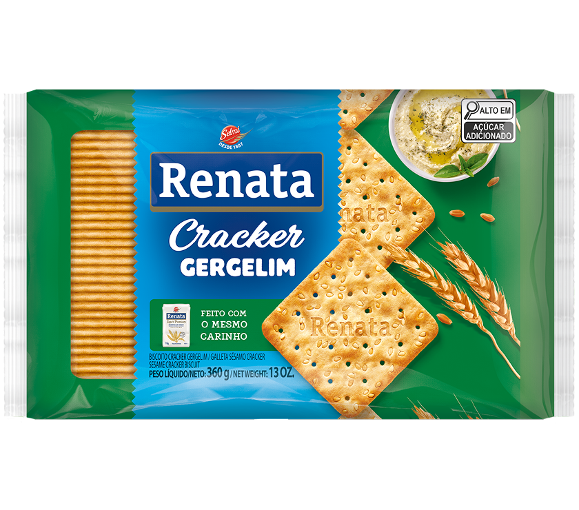 Imagem produto Biscoito Renata Laminado Gergelim