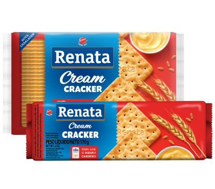 Imagem produto Biscoito Renata Laminado Cream Cracker - 170g e 360g