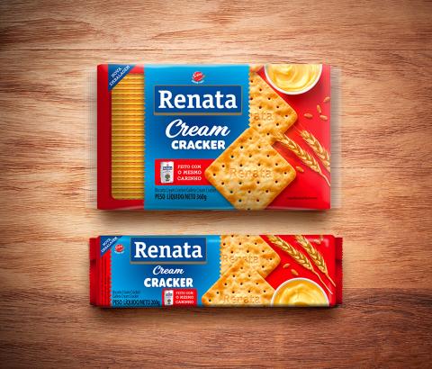 Embalagem Biscoito Renata Laminado Cream Cracker - 170g E 360g