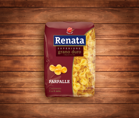 Embalagem Macarrão Farfalle Grano Duro Renata Superiore