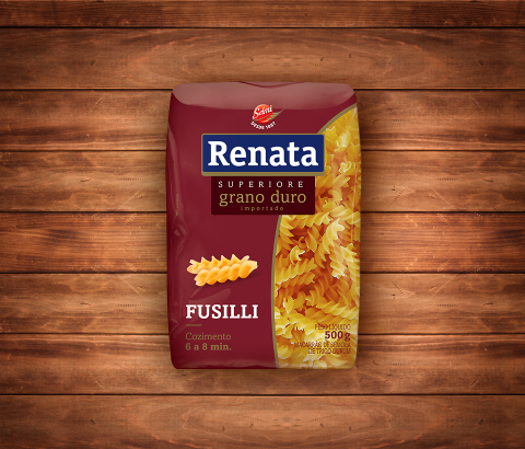 Embalagem Macarrão Fusilli Grano Duro Renata Superiore