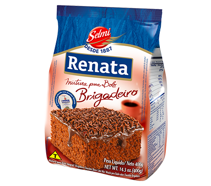 Embalagem Mistura Para Bolo Renata Brigadeiro