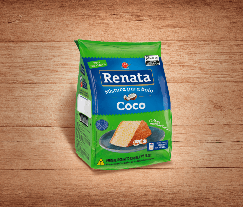 Embalagem Mistura Para Bolo Renata Coco