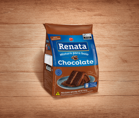 Embalagem Mistura Para Bolo Renata Chocolate