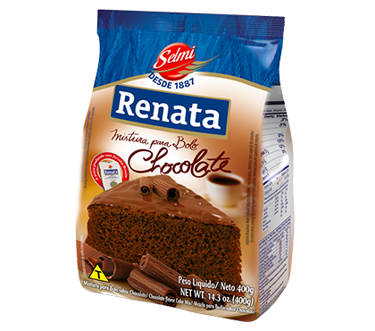 Embalagem Mistura Para Bolo Renata Chocolate