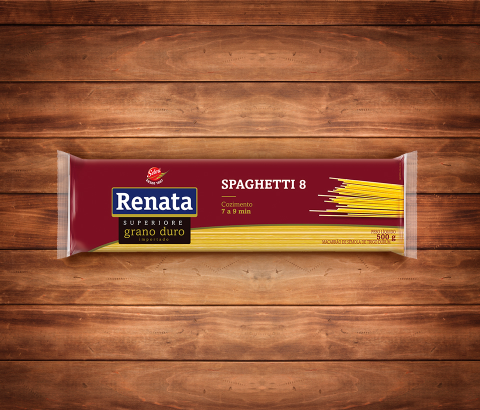 Embalagem Macarrão Spaghetti 8 Grano Duro Renata Superiore