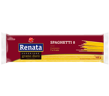 Embalagem Macarrão Spaghetti 8 Grano Duro Renata Superiore