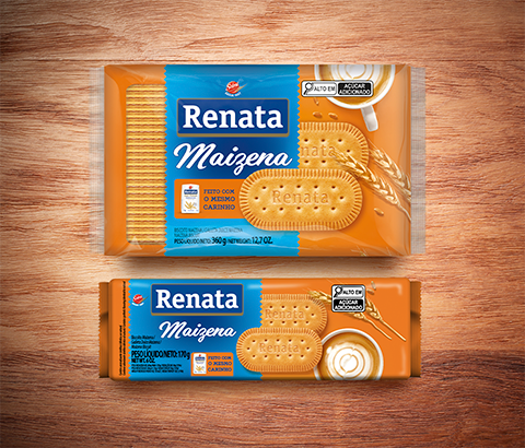 Embalagem Biscoito Laminado Renata Maizena 170g E 360g