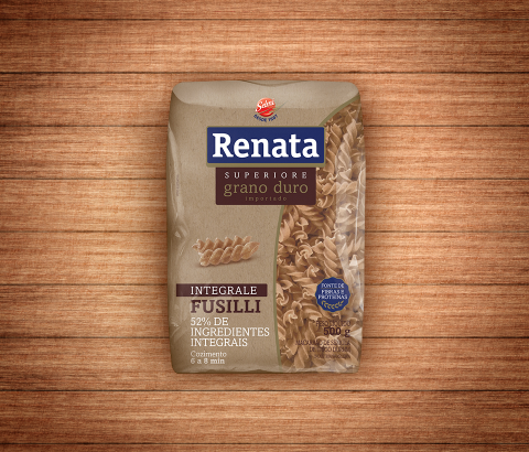 Embalagem Macarrão Fusilli Integral Renata Superiore