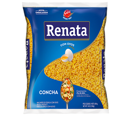 Embalagem Macarrão Renata Ovos Concha