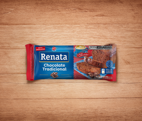 Embalagem Bolo Renata Tradicional Chocolate