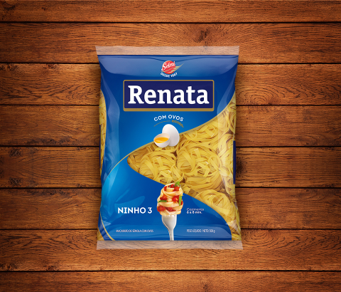 Embalagem Macarrão Renata Com Ovos Ninho 3