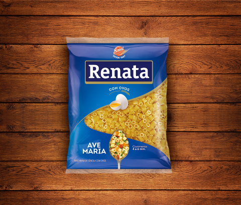 Embalagem Macarrão Renata Ovos Ave Maria