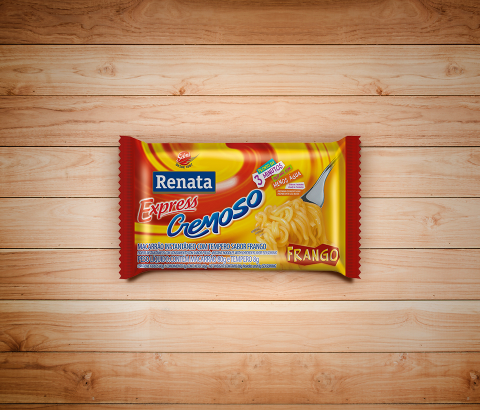 Embalagem Macarrão Renata Instantâneo Cremoso Frango
