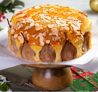 Receita Bolo com peras