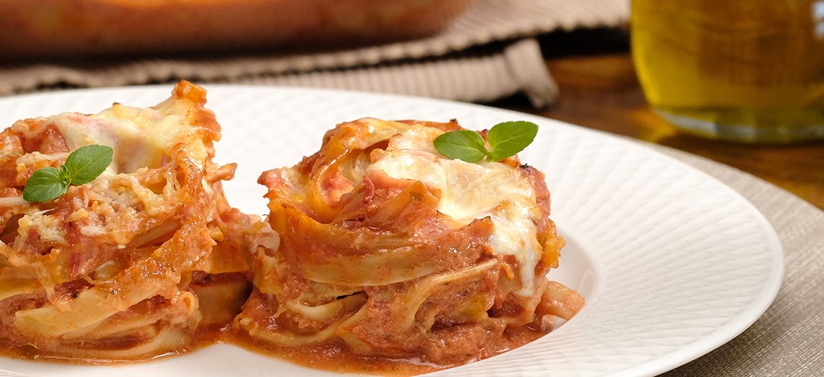 Macarrão ninho de forno - Renata