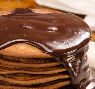 Receita Panqueca de chocolate