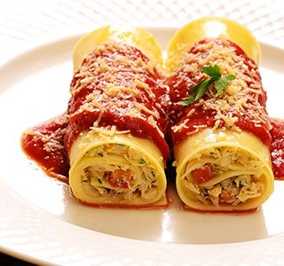 Receita Canelone de frango