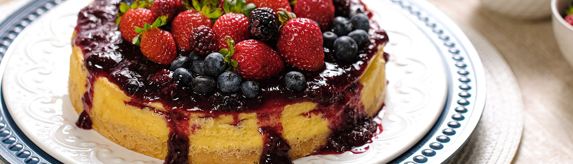 Cheesecake de frutas vermelhas