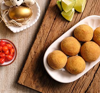 Receita Bolinho de Bacalhau