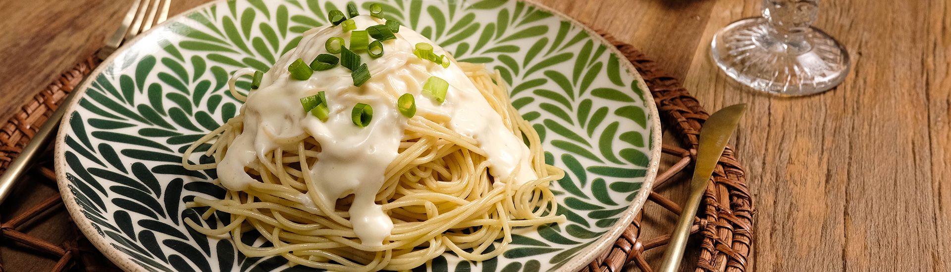 Macarrão Orgânico ao Molho Branco