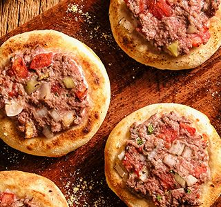 Receita Esfiha aberta fácil
