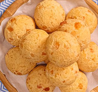 Receita Pão de queijo simples