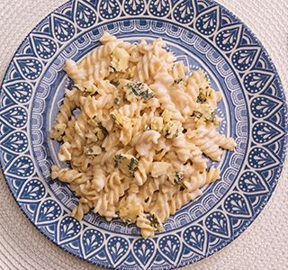 Receita Macarrão aos 4 queijos