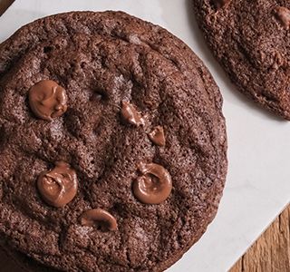 Receita Cookies simples de chocolate