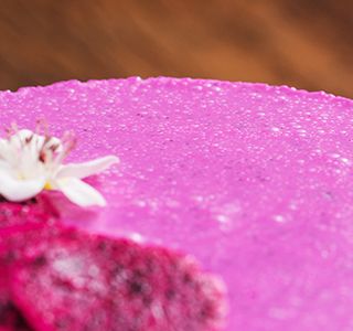 Receita Cheesecake de pitaya