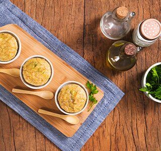 Receita Suflê simples de Legumes