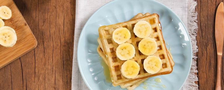 Waffle de Banana