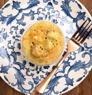 Receita Suflê de couve-flor no micro-ondas