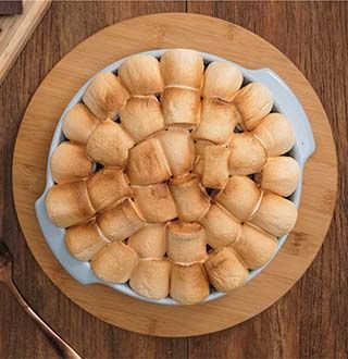 Receita S'mores com biscoito maizena
