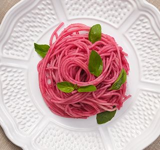 Receita Macarrão ao molho de beterraba