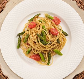 Receita Macarrão com Aspargos