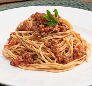 Receita Macarrão à bolonhesa fit