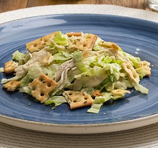 Receita Salada caesar simples com frango