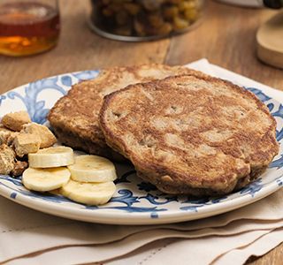 Receita Panqueca crocante de banana