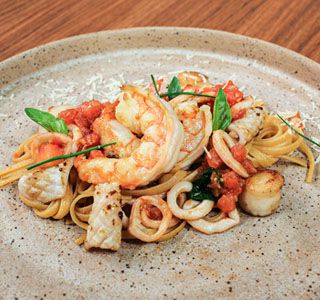 Receita Linguini di Mare