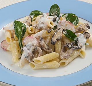 Receita Macarrão gelado com shimeji e shitake