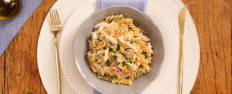 Macarrão Gratinado de Páscoa com Bacalhau