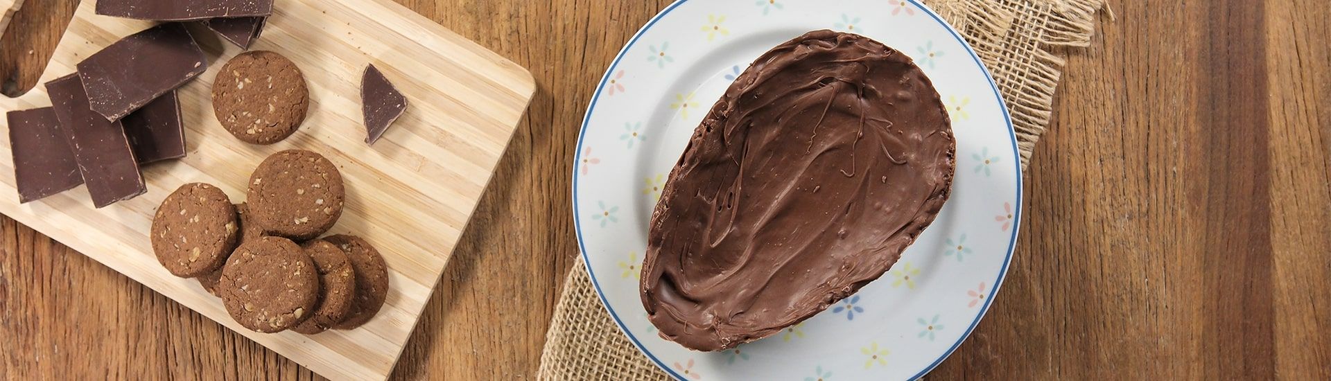 Ovo de Páscoa Crocante com Trufa de Chocolate